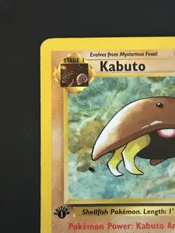 Pokemon TCG Kabuto 50/62 Fossil 1st Edition Regular LP/MP - Image 5
