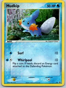 Mudkip 018 Holo Black Star Rare Holo Promo Pokemon TCG MP/HP - Image 1
