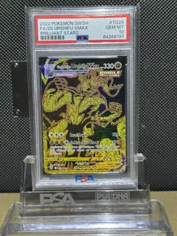 (PSA 10) Pokemon: Brilliant Stars – Urshifu VMAX #TG29 [Secret/Full Art] - Image 1