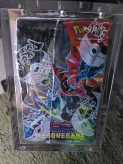 Pokemon TCG Scarlet Violet Twilight Masquerade New Sealed With Acrylic Case - Image 2