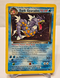 Dark Gyarados 8/82 Holo Rare Unlimited Team Rocket Pokemon 1258 - Image 1