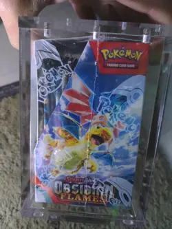 Pokemon TCG Scarlet Violet Obsidian Flames New Sealed With Acrylic Case - Image 2