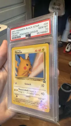 2001 Black Star Promo #26 - Pikachu Snap Pokemon League - Psa 10 ENG - Image 4