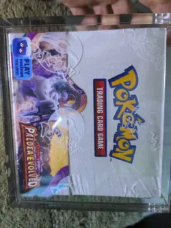 Pokemon TCG Scarlet Violet Paldea Evolved New Sealed With Acrylic Case - Image 1
