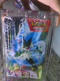 Pokemon TCG Scarlet Violet Paldea Evolved New Sealed With Acrylic Case - Image 2