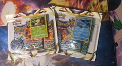 2x Pokemon Brilliant Stars 3 Pack Blister Both Leafeon & Glaceon Version Sealed. - Image 3
