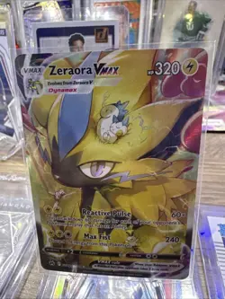 Pokemon TCG Crown Zenith: Galarian Gallery - Zeraora VMAX #GG42/GG70 Ultra Rare - Image 1
