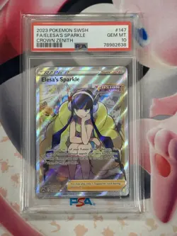 PSA 10 Elesa’s Sparkle 147/159 Crown Zenith Full Art GEM MINT Pokemon TCG - Image 3