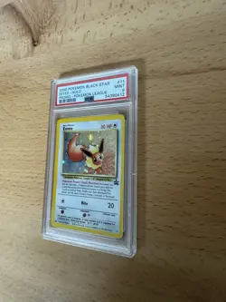 2000 Pokemon Black Star Promo Eevee Holo #11 PSA 9 Mint - Image 1