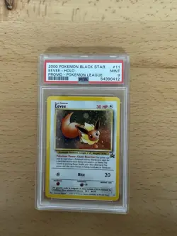 2000 Pokemon Black Star Promo Eevee Holo #11 PSA 9 Mint - Image 2