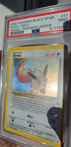 PSA 9 Eevee 2000 Pokemon Black Star Promo Eevee Holo #11 Mint WOTC - Image 4