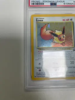 2000 Pokemon Black Star Promo Eevee Holo #11 PSA 9 Mint - Image 5