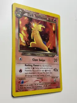 Pokemon TCG Dark Typhlosion Neo Destiny Holo Card 10/105 Unlimited Rare LP-MP - Image 2