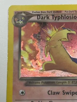 Pokemon TCG Dark Typhlosion Neo Destiny Holo Card 10/105 Unlimited Rare LP-MP - Image 5