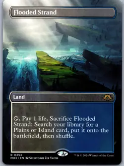 Modern Horizons 3 #353 Flooded Strand (Borderless) Non-Foil - Image 1