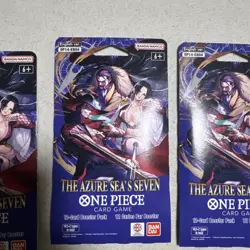 5 - One Piece OP14 THE AZURE SEA’S SEVEN Booster Packs FREE SHIPPING - Image 2