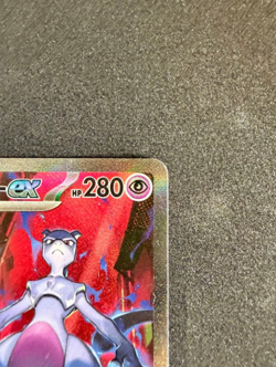 Team Rocket's Mewtwo ex SAR 125/098 Glory of Team Rocket Pokemon Card Japanese - Image 3