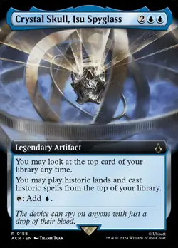 Crystal Skull, Isu Spyglass ** Extended Art #158 ** Assassin's Creed - NM MTG - Image 1