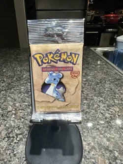 Wizards of the Coast Pokemon Fossil Booster Pack Lapras, Unweighed, Vintage 1999 - Image 1