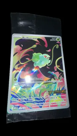 TCG Pokemon Bulbasaur 133/132 Mega Evolution IR Holo Stamped NM Sealed - Image 2