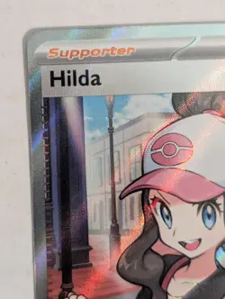 Hilda 164/086 Full Art Ultra Rare SV: White Flare Pokemon TCG Trainer Card - Image 5