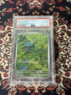 PSA 10 Bulbasaur 166/165 Sv: Scarlet & Violet 151 Holo IR GEM MINT - Image 1