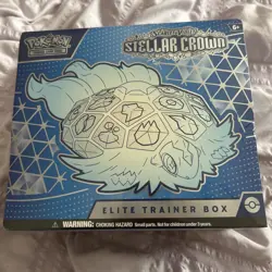 Pokemon TCG Stellar Crown ETB Elite Trainer Box - New Sealed - Image 1