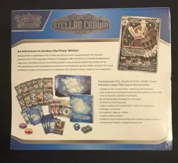 Pokemon TCG Stellar Crown Pokemon Center Edition Elite Trainer Box (ETB) Sealed - Image 3