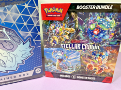 Pokemon TCG Stellar Crown Elite Trainer Box ETB & Booster Bundle NEW Sealed - Image 3