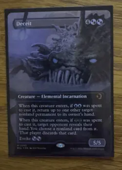 Deceit (Borderless) Lorwyn Eclipsed Foil - Image 1