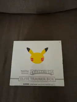 Pokemon Celebrations Elite Trainer Box 25th Anniversary ETB New Sealed TCG - Image 1