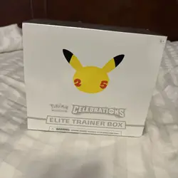 Pokemon Celebrations Elite Trainer Box 25th Anniversary ETB New Sealed TCG - Image 1