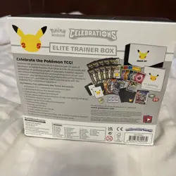 Pokemon Celebrations Elite Trainer Box 25th Anniversary ETB New Sealed TCG - Image 2