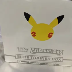Pokemon Celebrations Elite Trainer Box 25th Anniversary ETB New Sealed TCG - Image 4