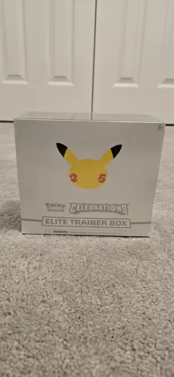 Pokemon Celebrations Elite Trainer Box 25th Anniversary ETB New Sealed TCG - Image 1