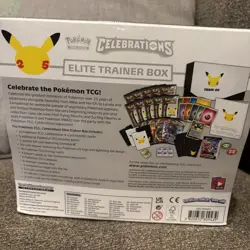 Pokemon Celebrations TCG Elite Trainer Box 25th Anniversary ETB New Sealed - Image 2