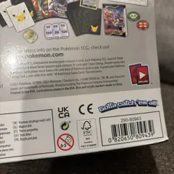 Pokemon Celebrations TCG Elite Trainer Box 25th Anniversary ETB New Sealed - Image 5