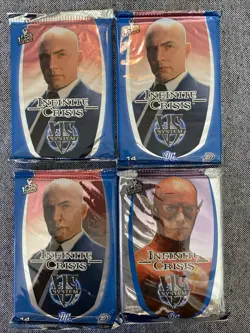 VS. SYSTEM Infinite Crisis Trading Card Game, CCG 4 NEW Booster Packs - Image 1