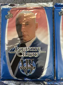 VS. SYSTEM Infinite Crisis Trading Card Game, CCG 4 NEW Booster Packs - Image 2