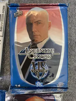 VS. SYSTEM Infinite Crisis Trading Card Game, CCG 4 NEW Booster Packs - Image 4