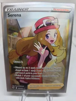 Pokemon Serena 193/195 Silver Tempest Ultra Rare Holo Full Art Trainer Card - Image 1