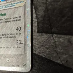 Scizor ex 108/115 Unseen Forces Holo 2005 Pokemon Card - Image 5
