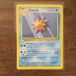 Pokemon TCG Lot Quagsire Dark Wartortle Kingler Staryu Starmie 5 Cards English - Image 3