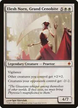 Elesh Norn, Grand Cenobite [New Phyrexia] Lightly Played - Image 1