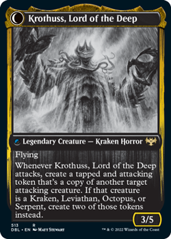 Runo Stromkirk // Krothuss, Lord of the Deep [Innistrad: Double Feature] Foil Ne - Image 2