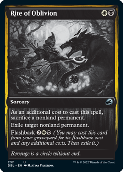 Rite of Oblivion [Innistrad: Double Feature] Foil Near Mint - Image 1