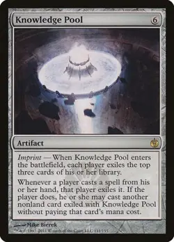 Knowledge Pool [Mirrodin Besieged] Lightly Played Foil - Image 1