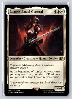 Beatrix, Loyal General FINAL FANTASY 554 Rare - Image 1