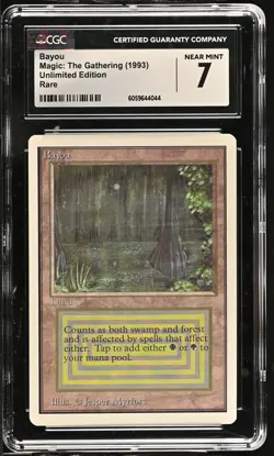 BAYOU Unlimited Rare Reserved List CGC 7 MTG [Nostalgium] - Image 1