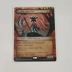 Hexing Squelcher - Foil - Showcase MTG: Lorwyn Eclipsed NM-Mint Sleeved - Image 1